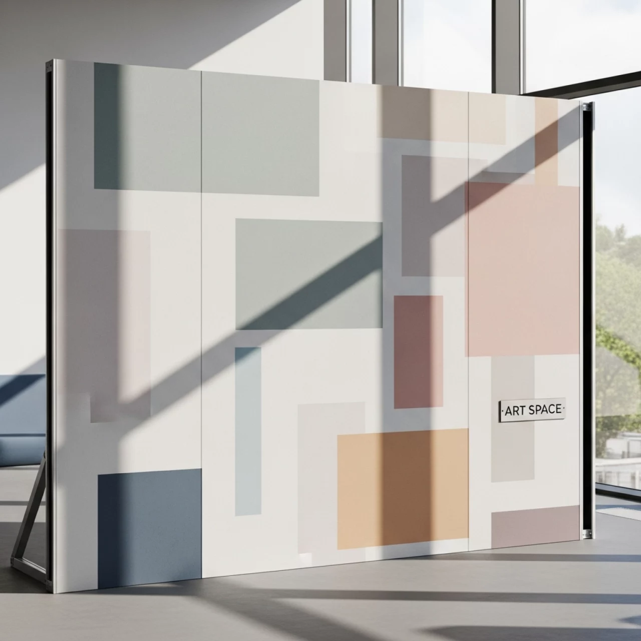 Аренда Пресс волл Tritix с закрытыми боками 2х2 м в ресторане «D.O.M» — ART SPACE