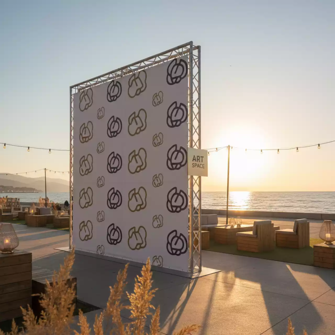 Аренда Пресс волл уличный на Имеретинской набережной — ART SPACE