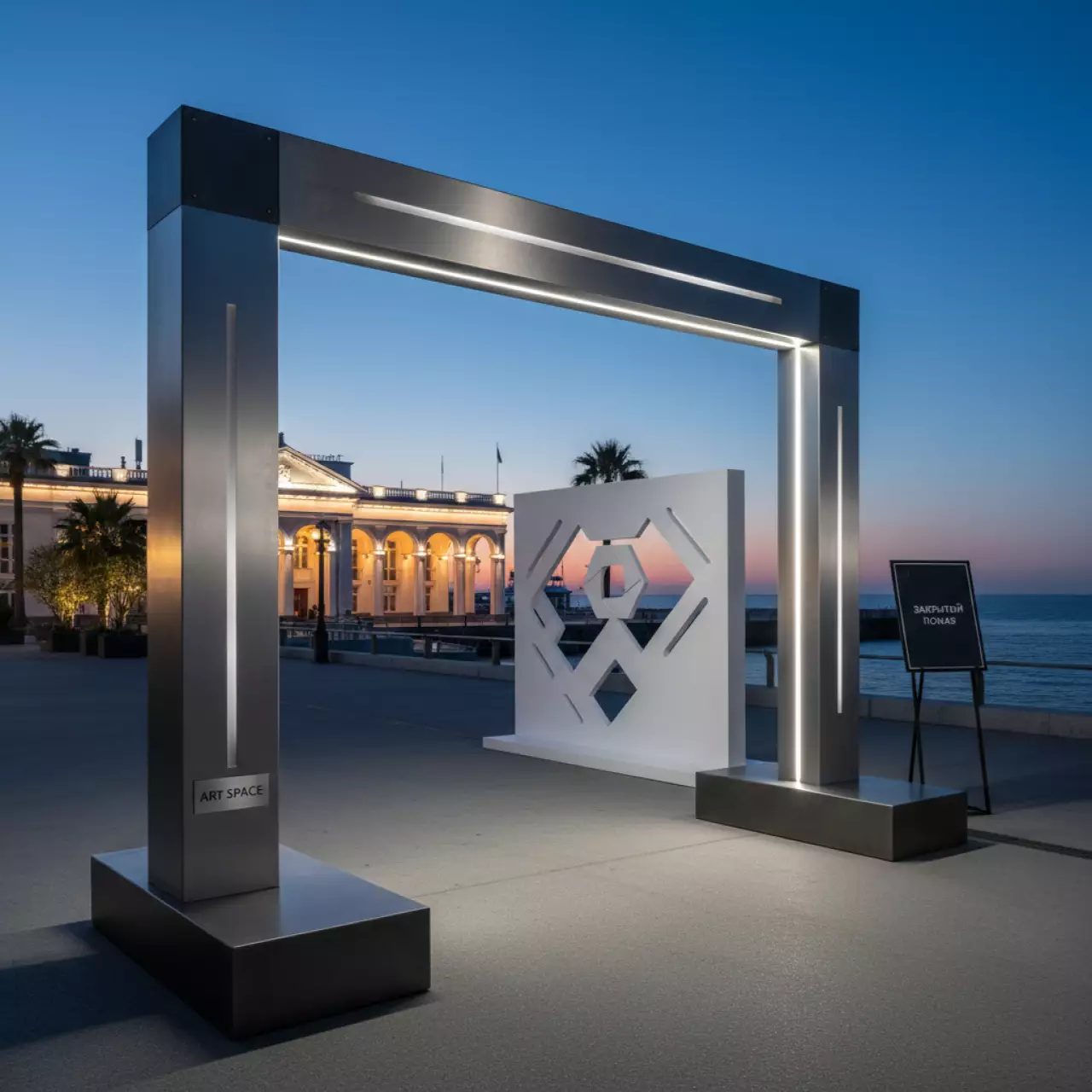 Аренда пресс волы и тантамарески на территории Морпорта Сочи — ART SPACE