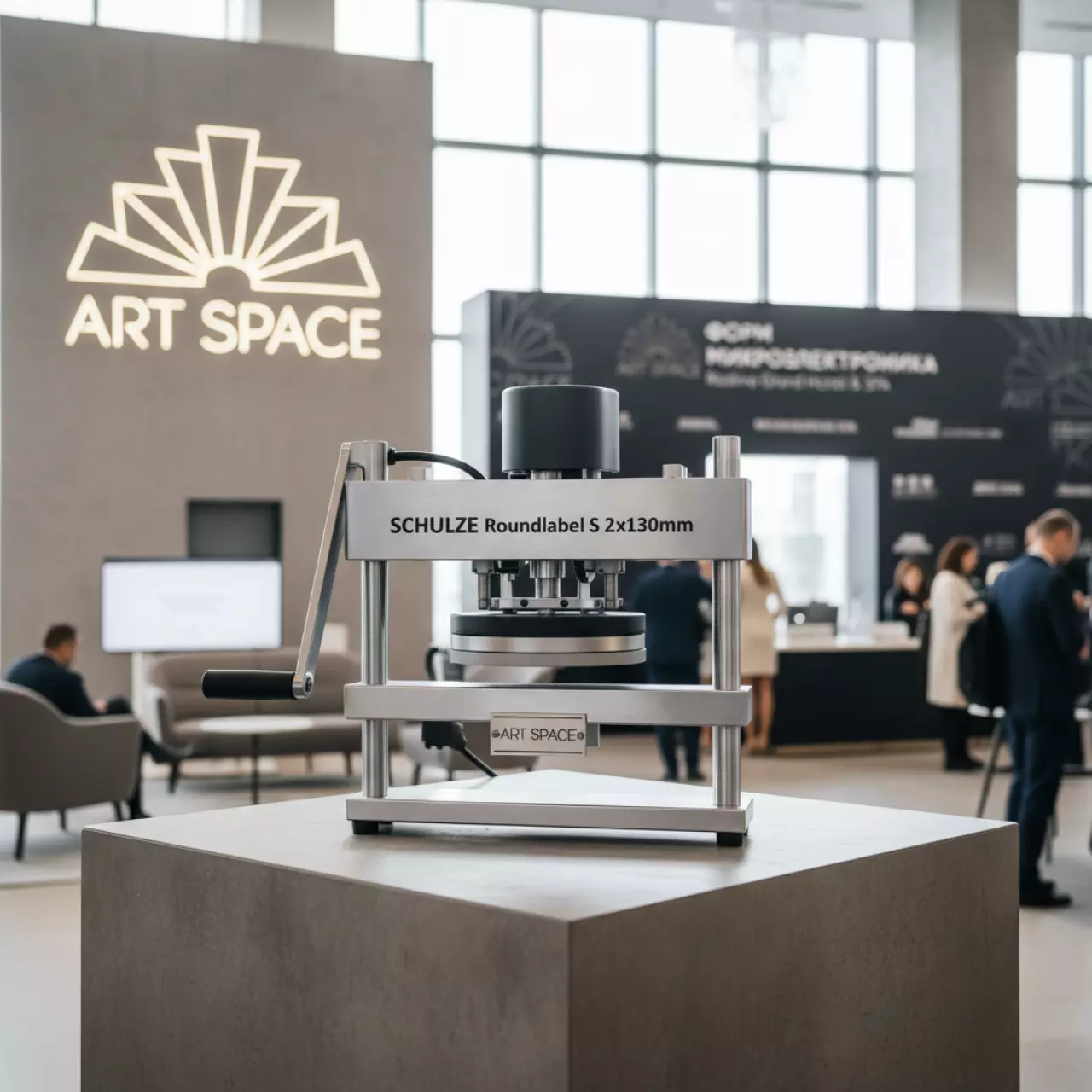 Аренда Пресса для круглых этикеток SCHULZE Roundlabel S 2х130 мм в Rodina Grand Hotel & SPA — ART SPACE