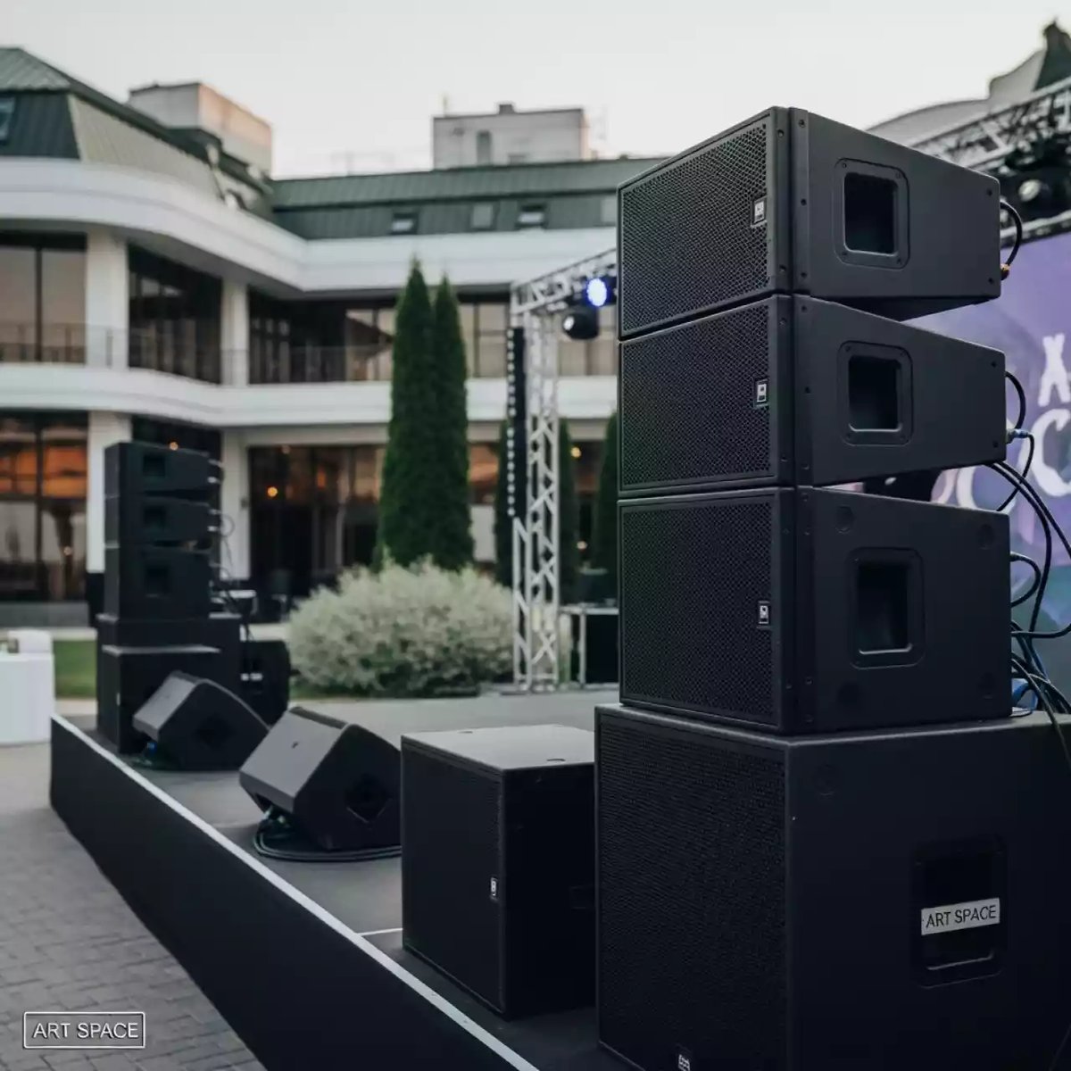 Аренда Презентация концертной системы звукоусиления в санатории «Октябрьский» — ART SPACE