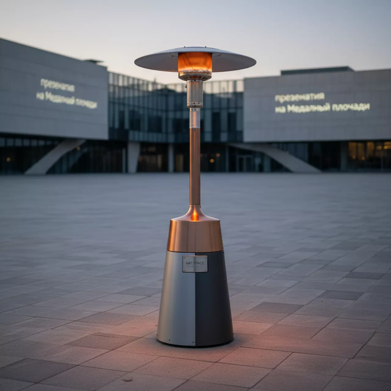 Аренда Прибор обогревательный Гриб на Медальной площади — ART SPACE