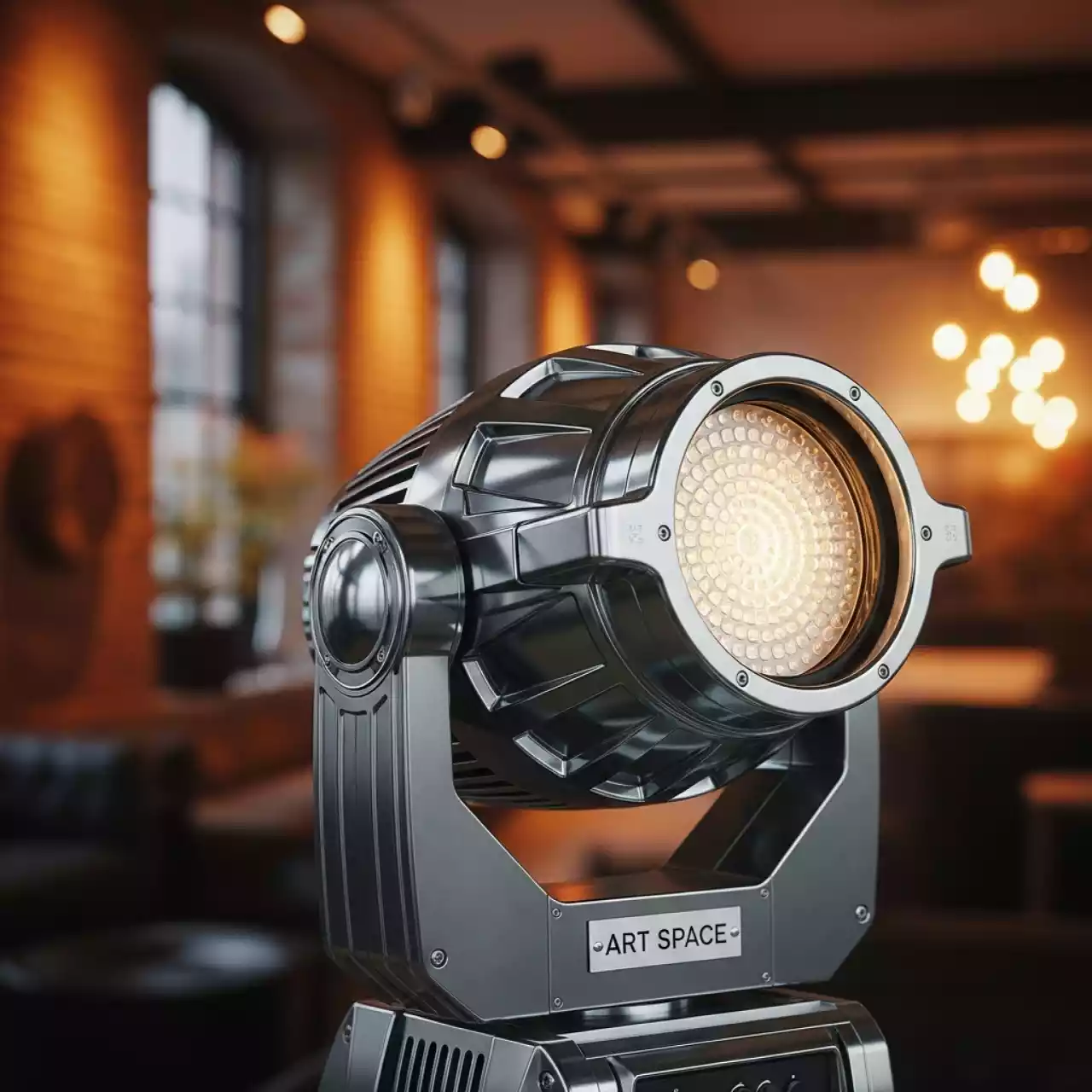 Аренда Прибор световой LED PAR 64 серебро 1000 W в Mövenpick Hotel — ART SPACE