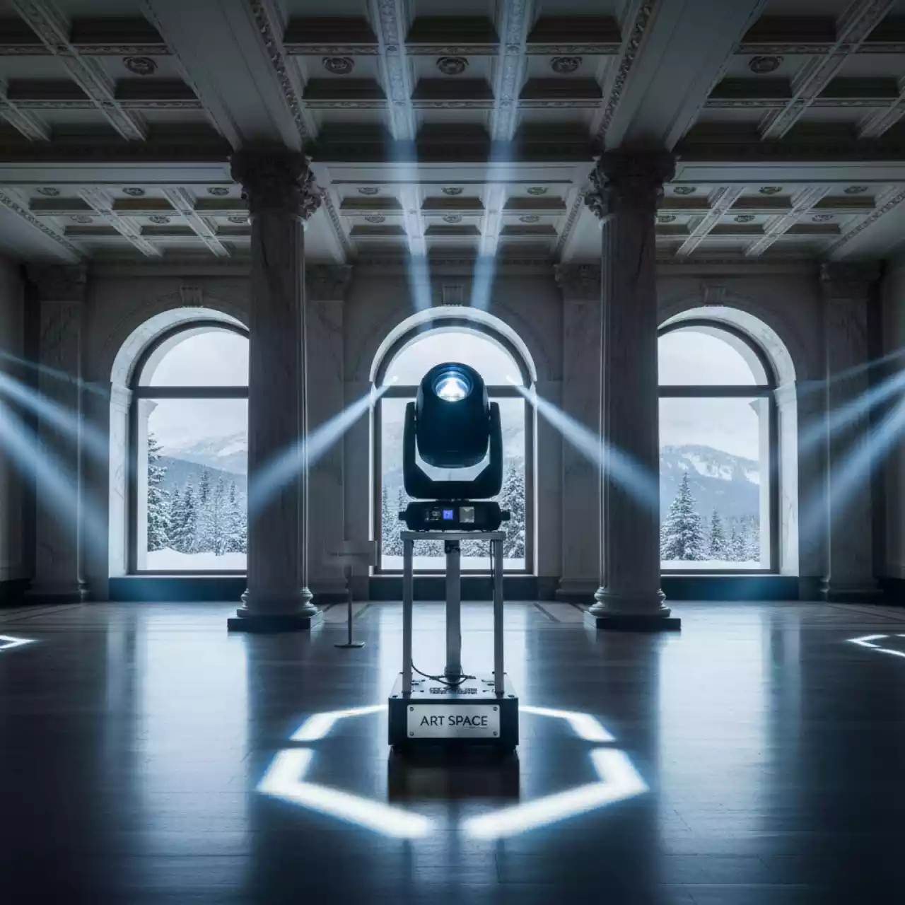 Аренда прибора полного вращения Involight LED MH 150 в отеле «Звездный» — ART SPACE