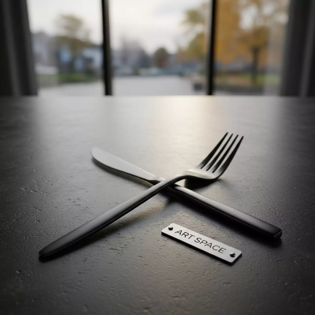 Аренда Приборы черные Бейкер набор из 2 предметов в комплексе Sea Galaxy — ART SPACE