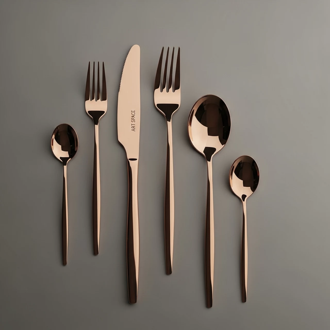 Аренда Приборы медные БЕЙКЕР набор 6 предметов в Гранд Отель Сочи — ART SPACE