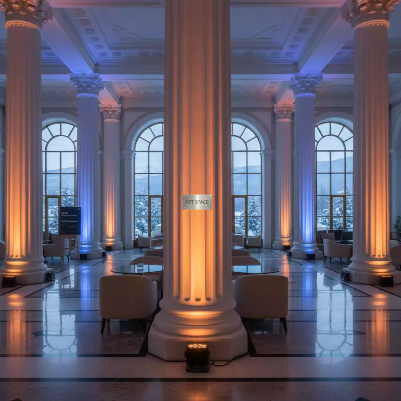 Аренда Приборы светодиодные со встроенными аккумуляторами в Imeretinskiy Hotel — ART SPACE