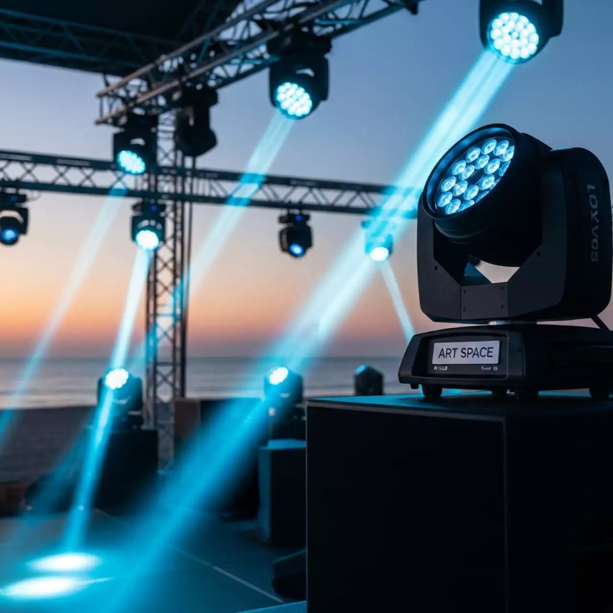 Аренда Приборы световые для концерта на пляже «Ривьера» — ART SPACE