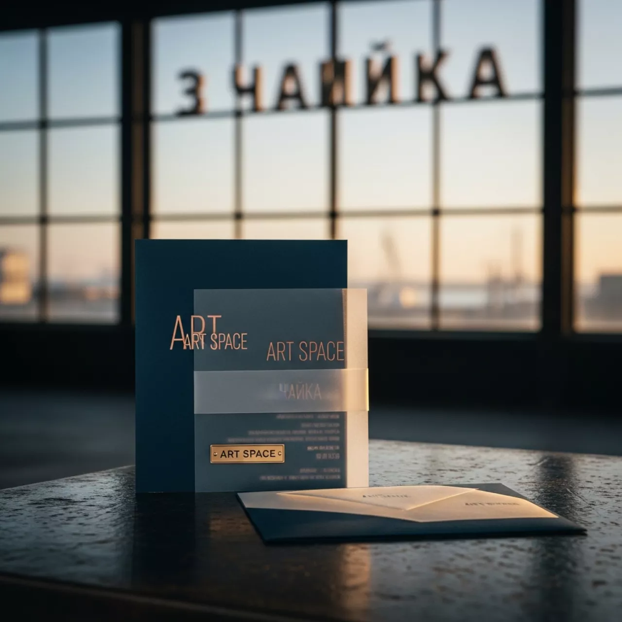 Аренда Пригласительный на свадьбу в зале «Чайка» (Морпорт) — ART SPACE