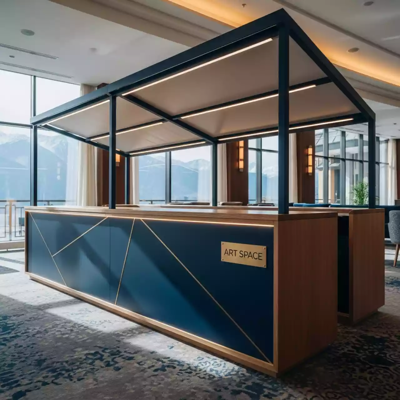 Аренда Прилавок с крышей в Golden Tulip Rosa Khutor — ART SPACE