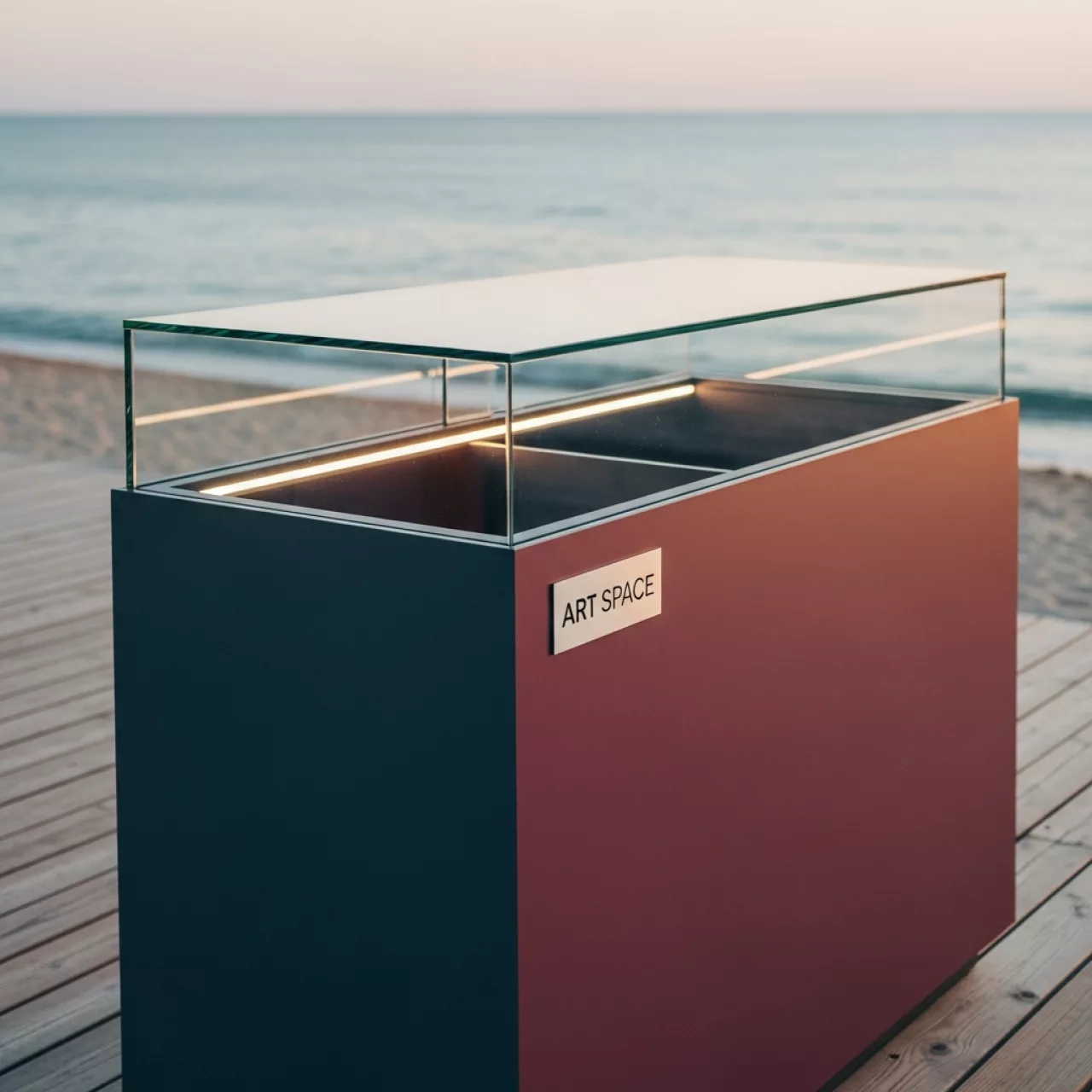 Аренда Прилавок со стеклом на пляже «Маяк» — ART SPACE