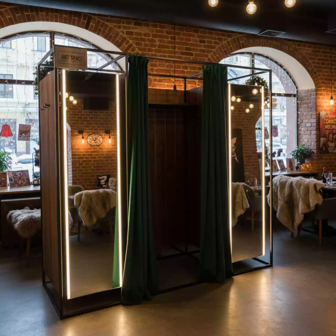 Аренда Примерочная и гардероб в ресторане «Sanremo» — ART SPACE