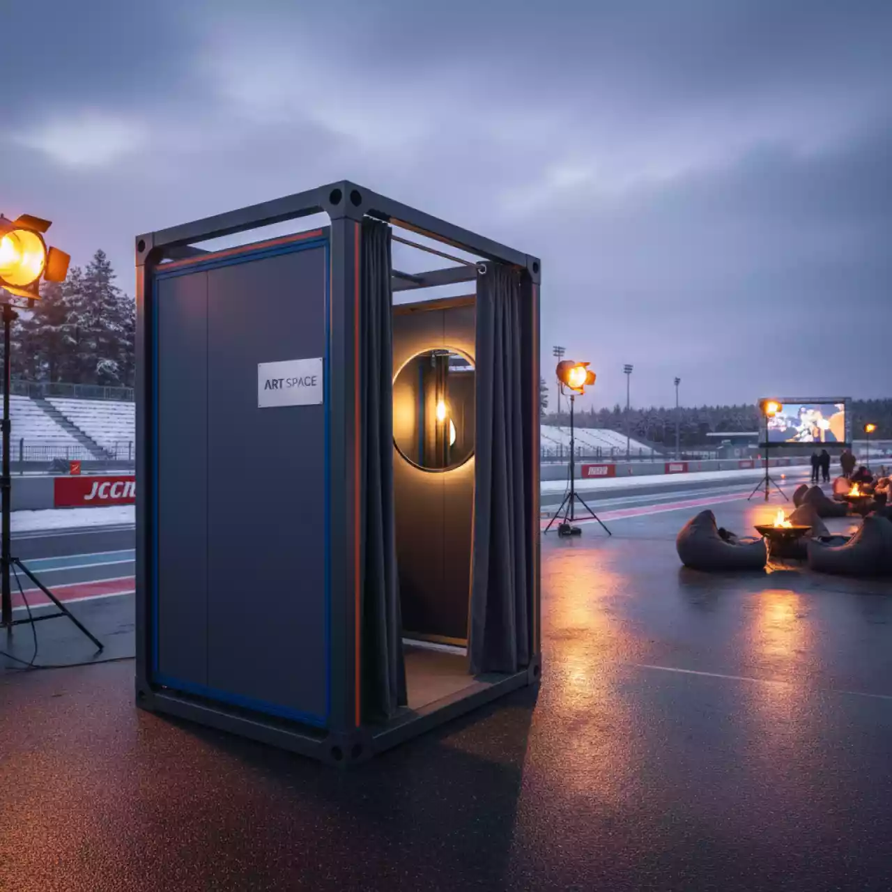 Аренда Примерочная кабина 28 400 на Сочи Автодроме — ART SPACE