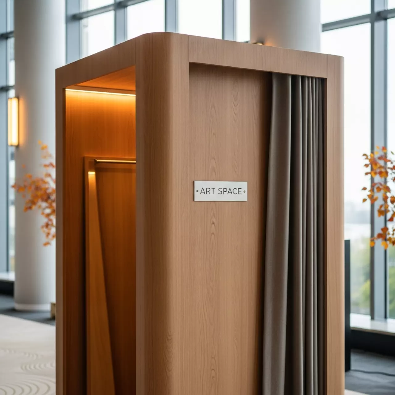 Аренда Примерочная кабина цвета бук в Pullman Sochi Centre — ART SPACE