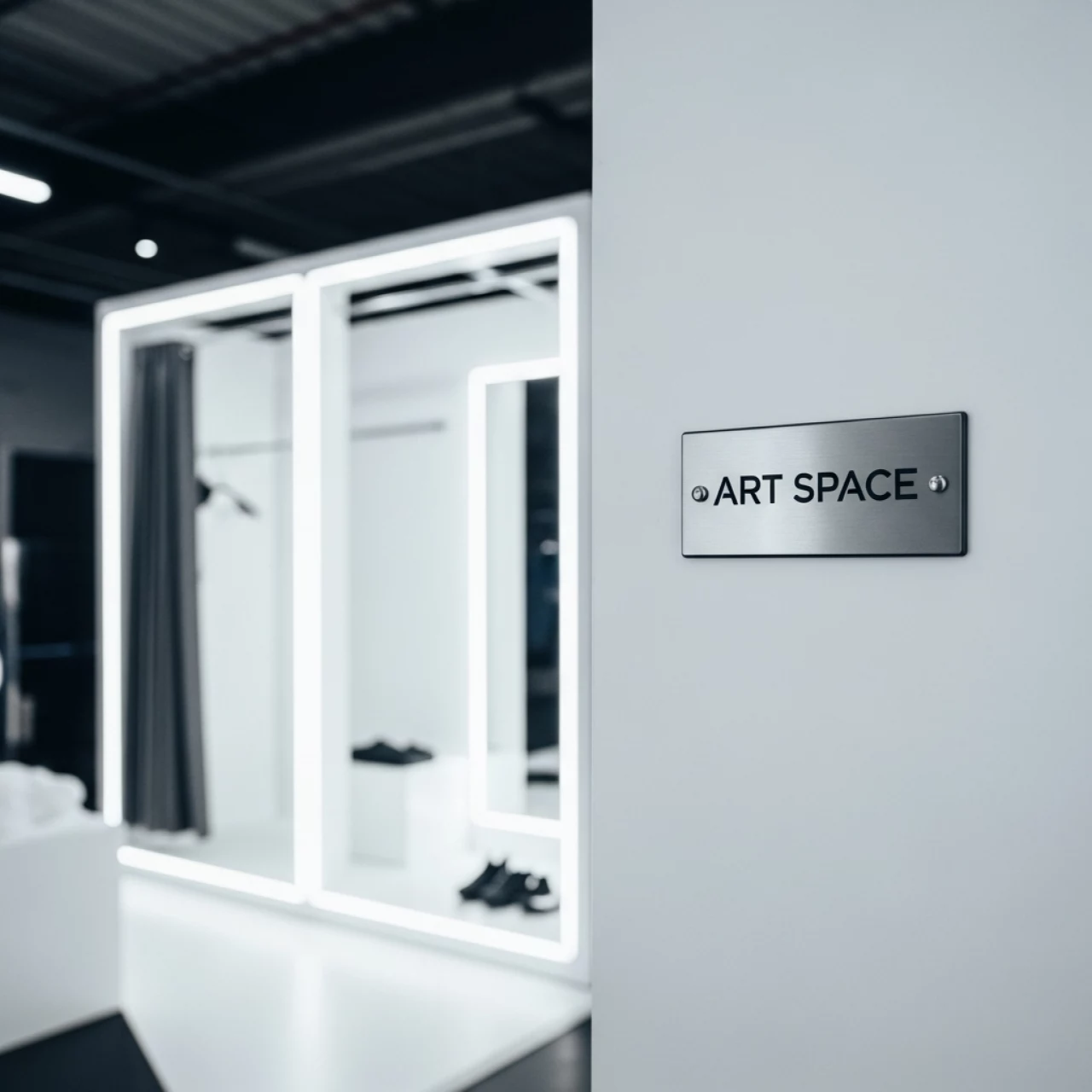 Аренда Примерочная кабина White белый в лофте «Студия 21» — ART SPACE