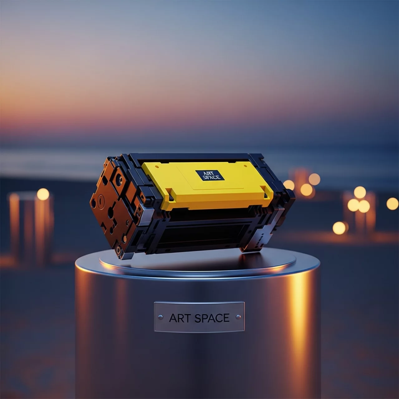 Аренда Принт картридж Ricoh SP C310E желтый на пляже «Мандарин» — ART SPACE