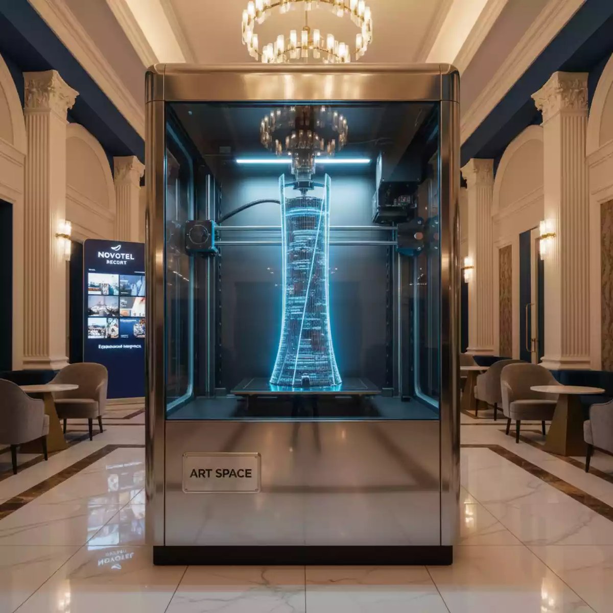 Аренда Принтер 3D Dreambot 3D L5 500 в Novotel Resort — ART SPACE