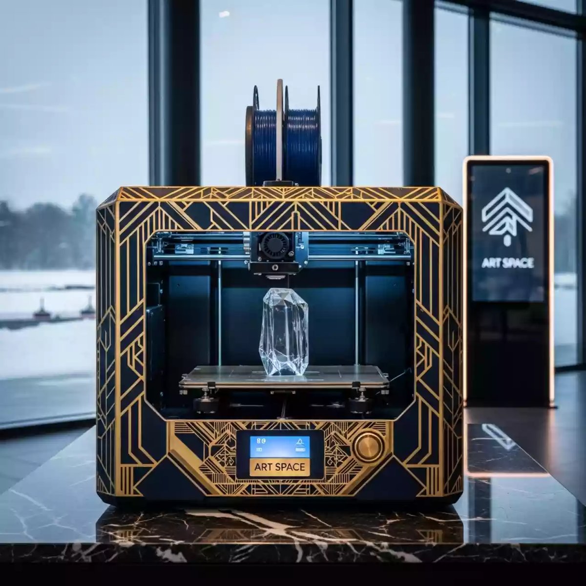 Аренда Принтер 3D Dreambot 3D ME 345 в Керлинговом центре «Ледяной куб» — ART SPACE