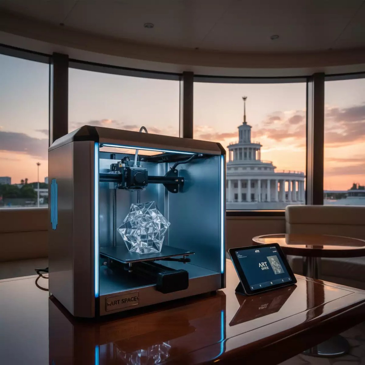 Аренда Принтер 3D Гелиос 1 на VIP теплоходе (Морпорт Сочи) — ART SPACE