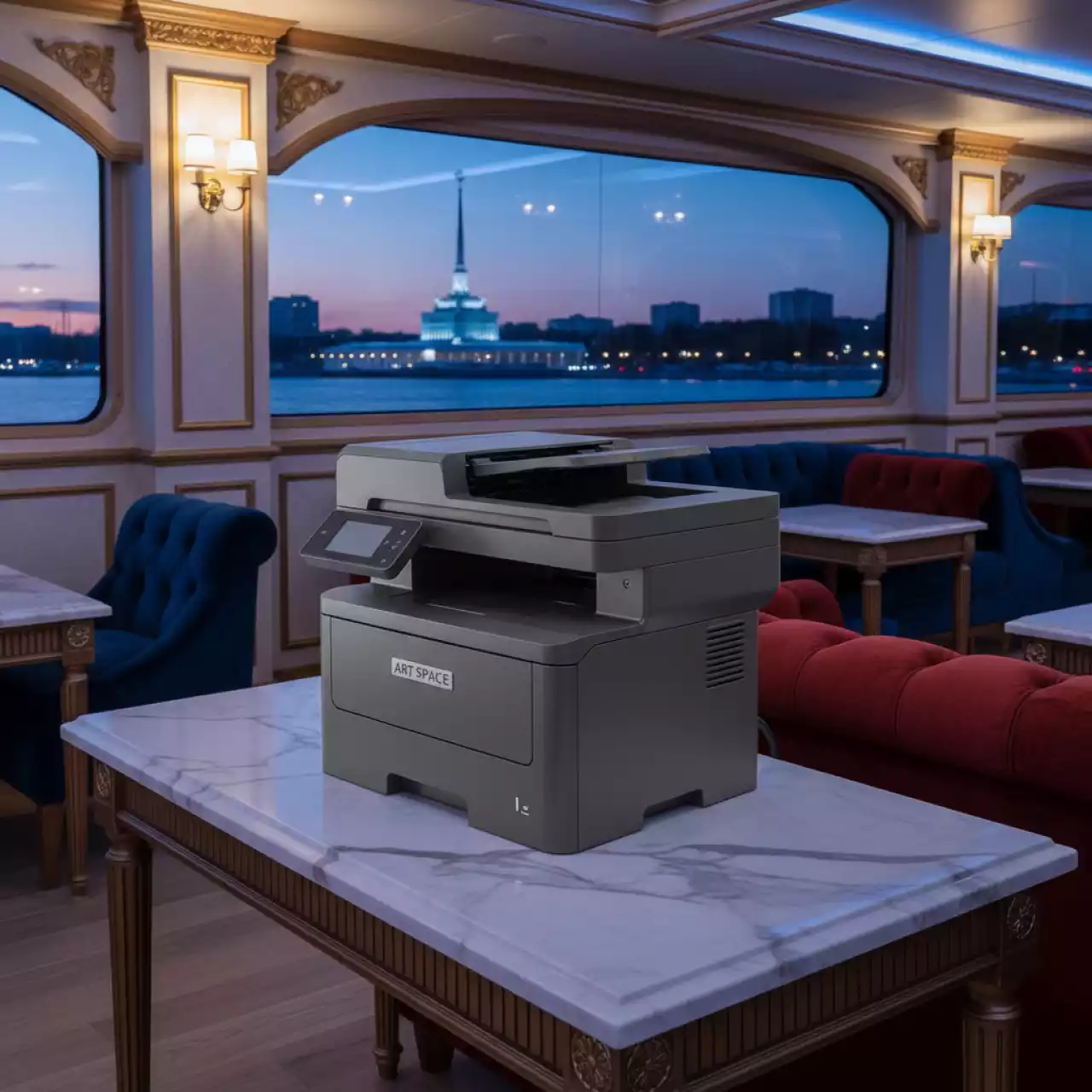 Аренда Принтер Brother HL L6450DW HLL6450DWG4 на VIP теплоходе (Морпорт Сочи) — ART SPACE