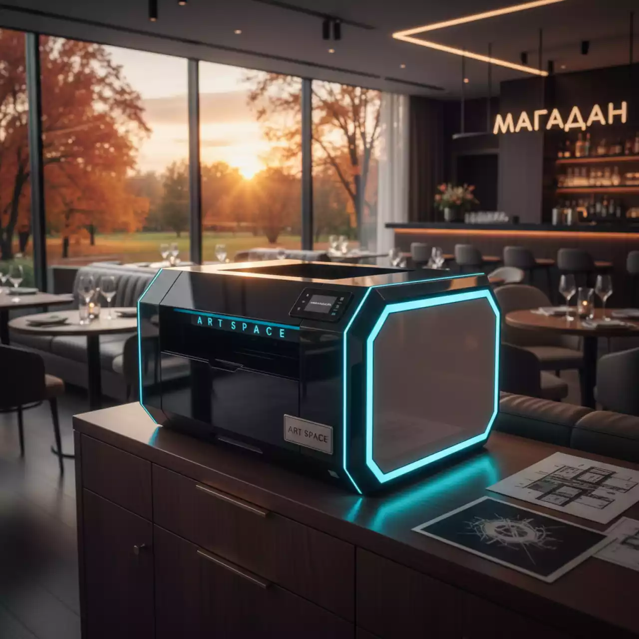Аренда Принтер ч б в ресторане «Магадан» — ART SPACE