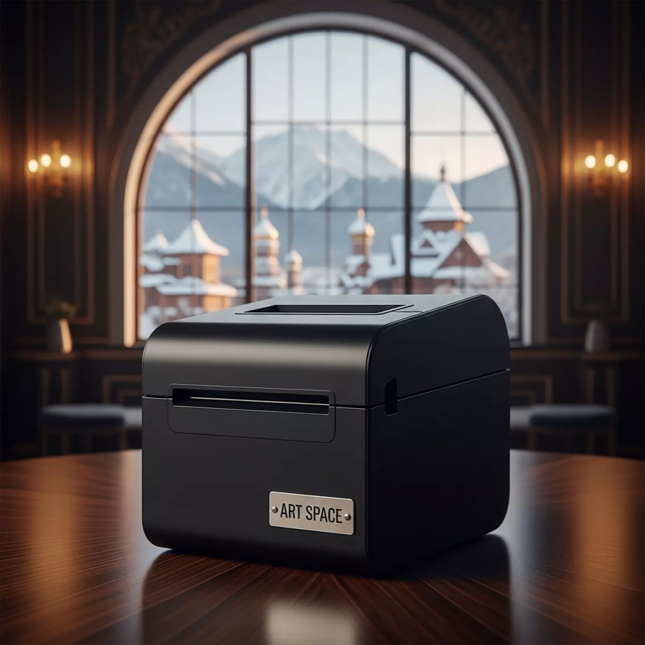 Аренда Принтер чековый Mertech F80 USB Black в этно-парке «Моя Россия» — ART SPACE