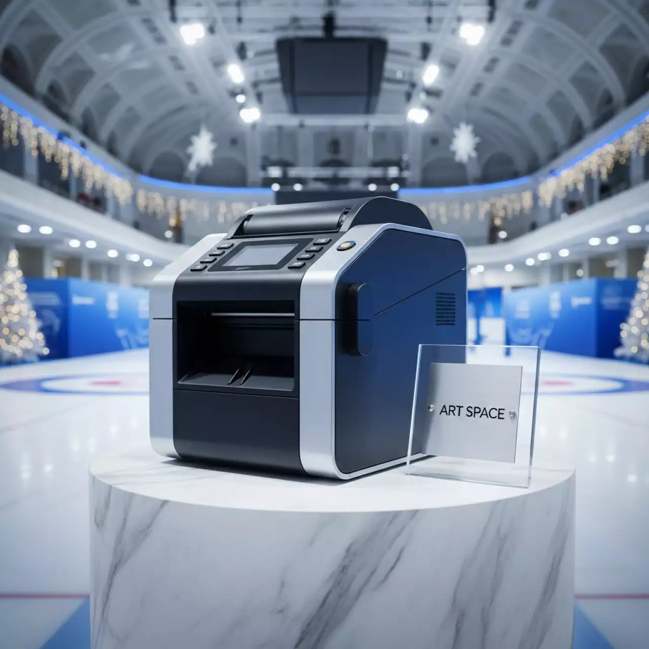 Аренда Принтер для пластиковых карт Advent SOLID 510D E RFE 3 двусторонний с кодировщиком бесконтактных в Керлинговом центре «Ледяной куб» — ART SPACE