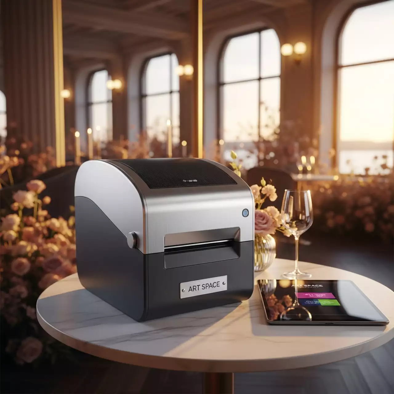 Аренда Принтер для пластиковых карт Advent Solid 510D в ресторане «Паруса» — ART SPACE