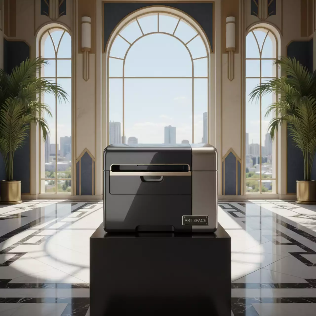 Аренда Принтер для пластиковых карт Fargo DTC4500e односторонний магнитный с комбинированным лотком в МФК «Горный» — ART SPACE