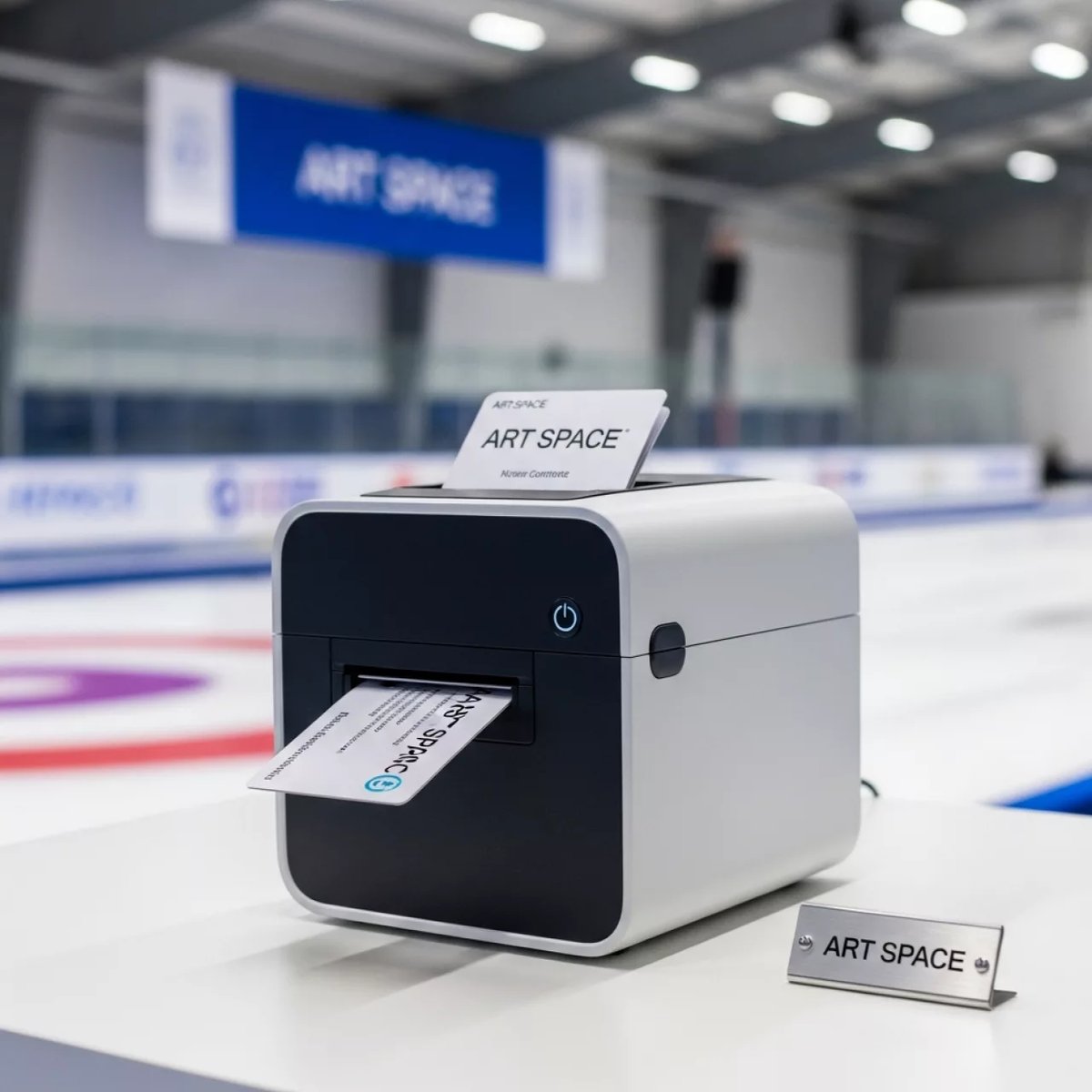 Аренда Принтер для пластиковых карт Fargo DTC4500e SS MAG с комбинированным лотком в Керлинговом центре «Ледяной куб» — ART SPACE