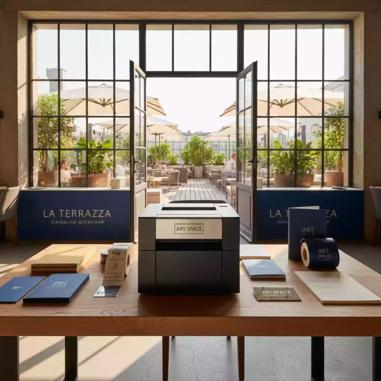 Аренда Принтер этикеток CST TP 48 300 dpi в ресторане «La Terrazza» — ART SPACE