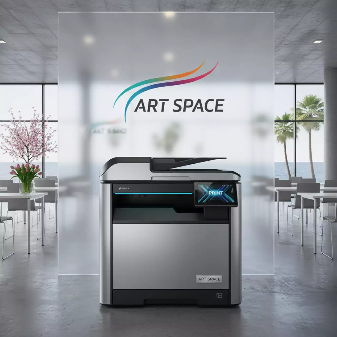 Аренда Принтер HP Color LaserJet Enterprise M555x в санатории «Черноморье» — ART SPACE