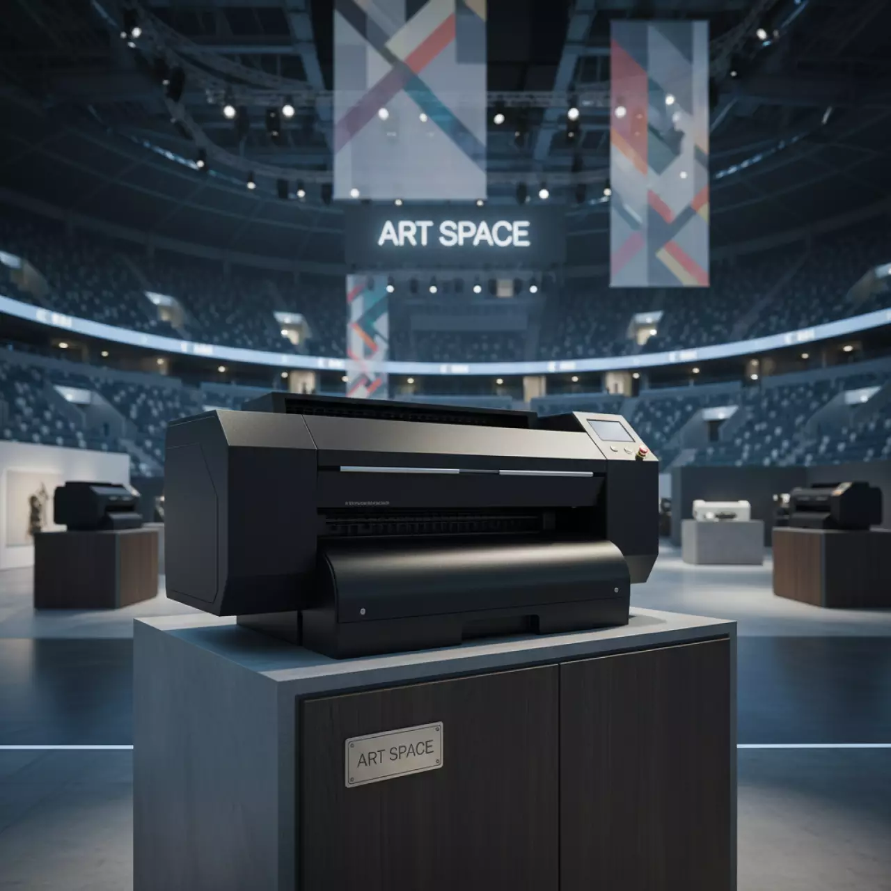 Аренда Принтер каплеструйный интеллектуальный MAG G10 4 в ледовой арене «Шайба» — ART SPACE
