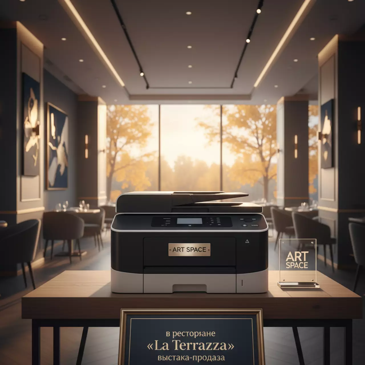 Аренда Принтер Катюша P247ep в ресторане «La Terrazza» — ART SPACE