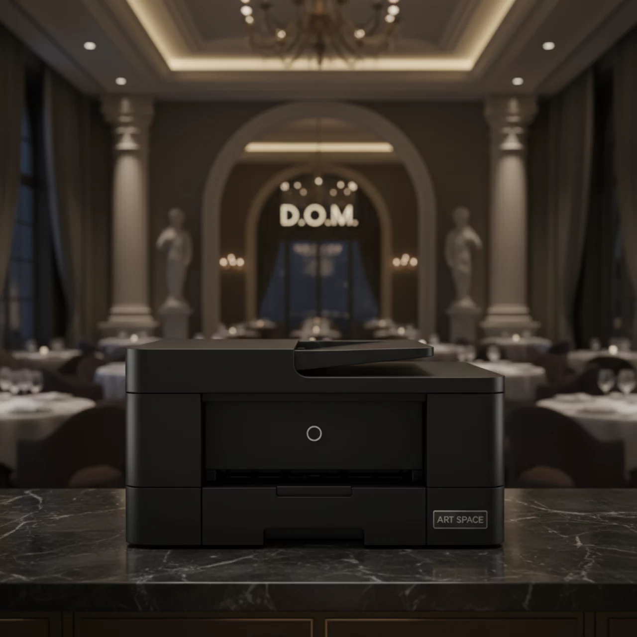Аренда Принтер Катюша P247p в ресторане «D.O.M» — ART SPACE