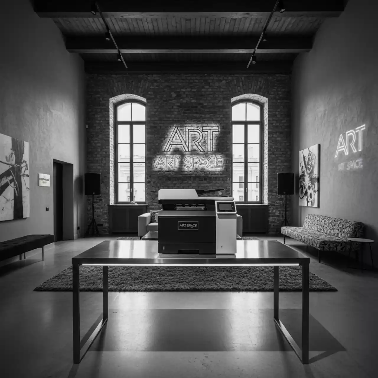 Аренда Принтер лазерный монохромный Катюша P140 А4 1200 dpi в Boutique Hotel PORTUM 1905 — ART SPACE