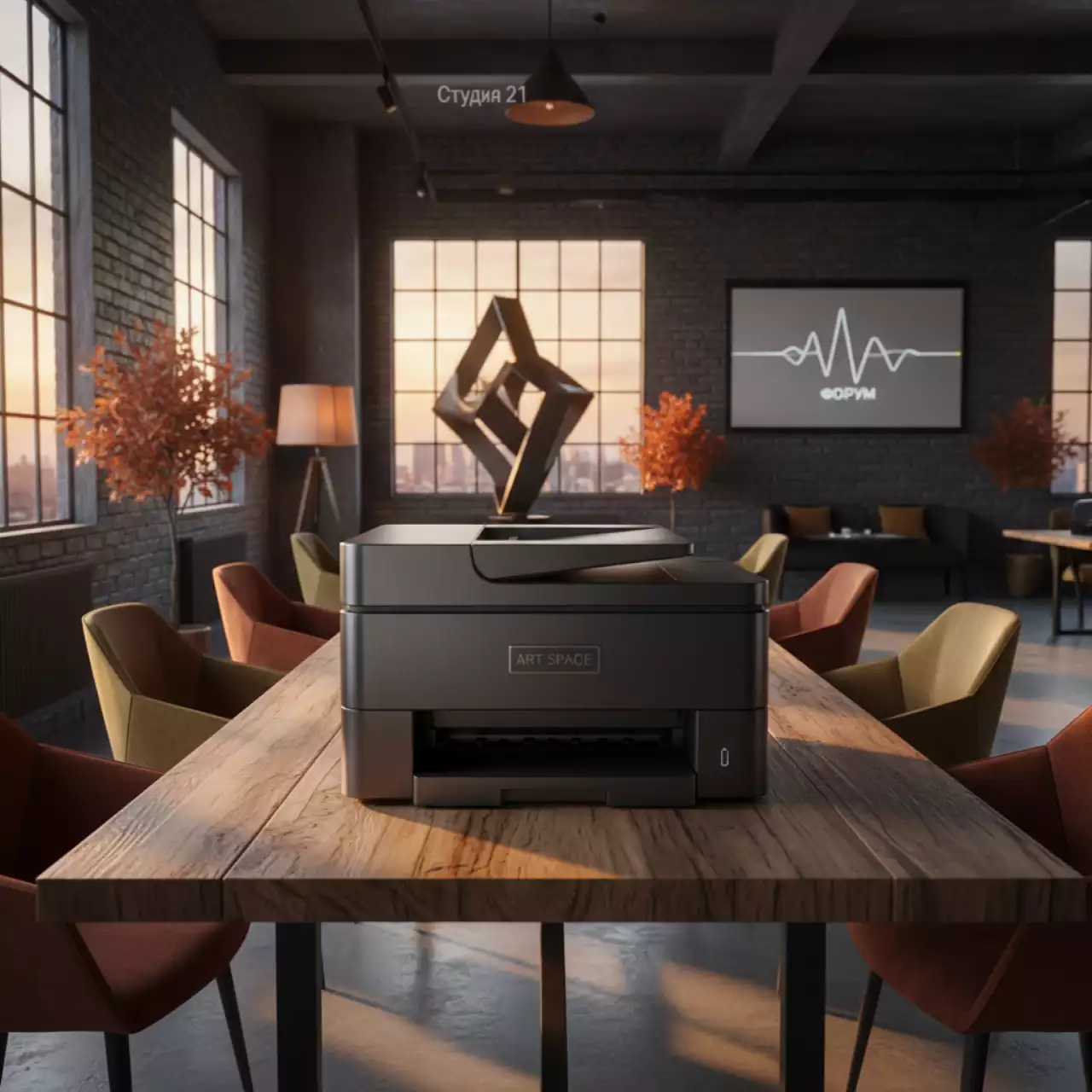 Аренда Принтер лазерный монохромный Катюша P140 pp в лофте «Студия 21» — ART SPACE