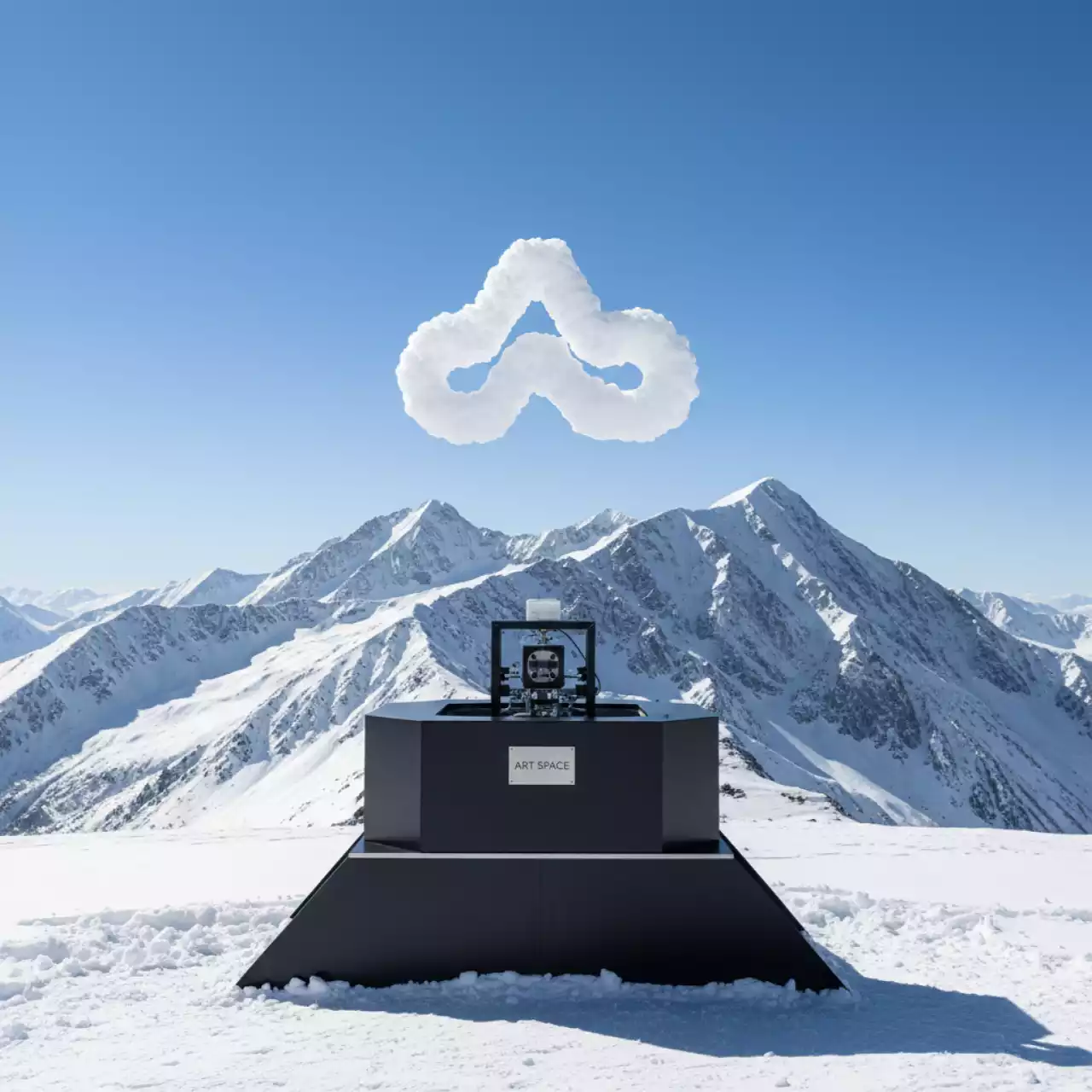 Аренда Принтер облаков логотипов на площадке Rosa Peak (2320м) — ART SPACE