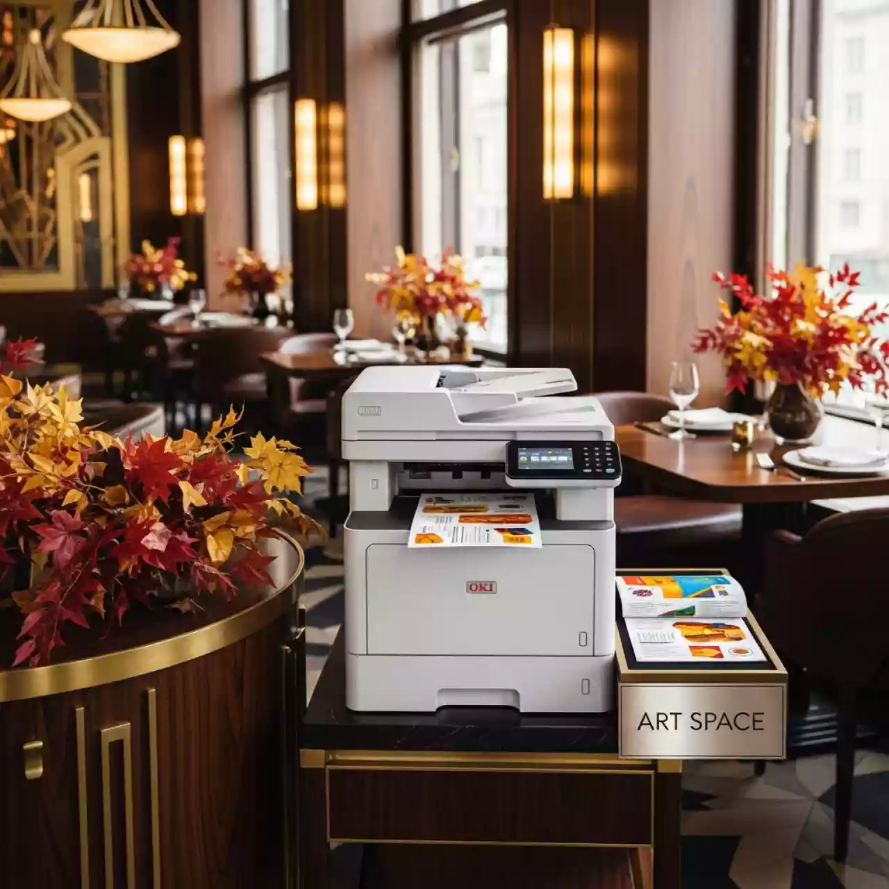 Аренда Принтер OKI C824dn в ресторане «Плакучая Ива» — ART SPACE