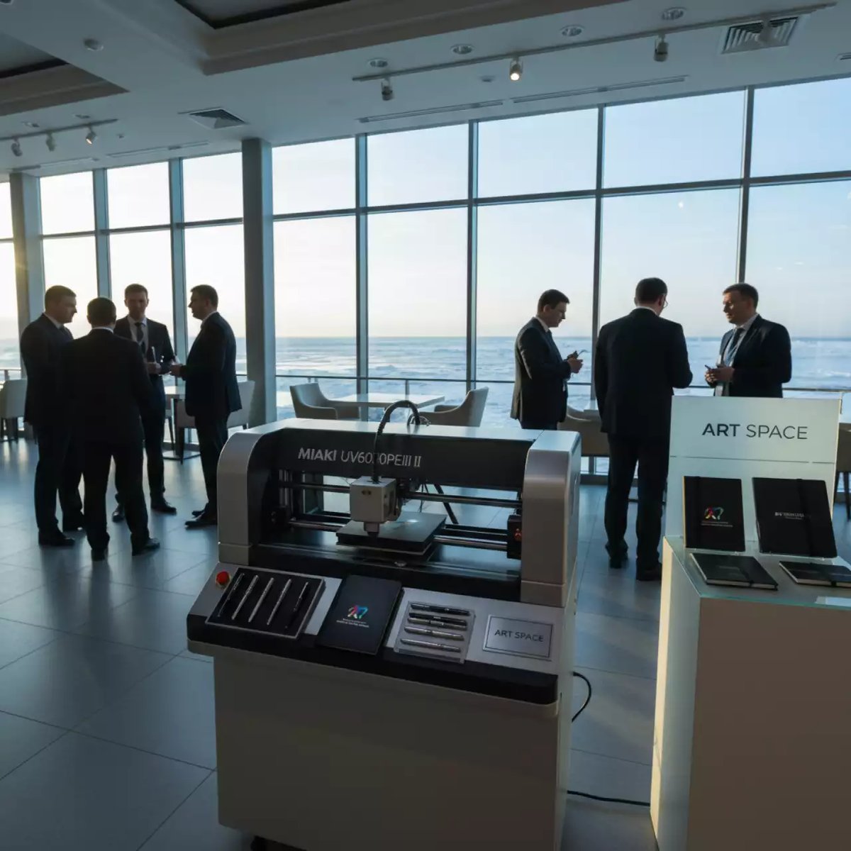 Аренда Принтер сувенирный УФ Miaki UV6090PEIII II в ресторане «Магеллан» — ART SPACE