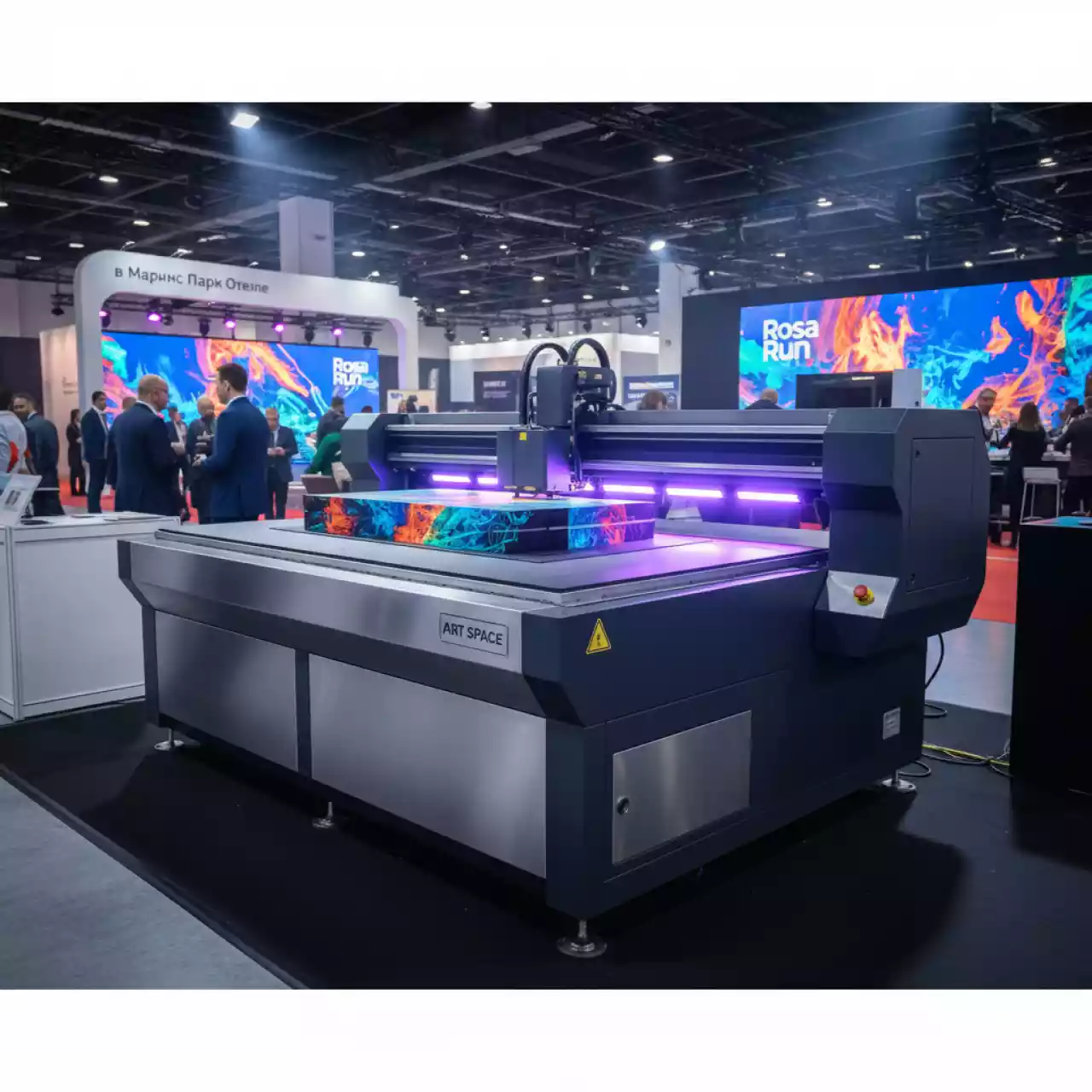 Аренда Принтер УФ планшетный Roland VersaOBJECT CO 640i F2 медиа 1625х1500х242 мм вакуумный стол в Маринс Парк Отеле — ART SPACE