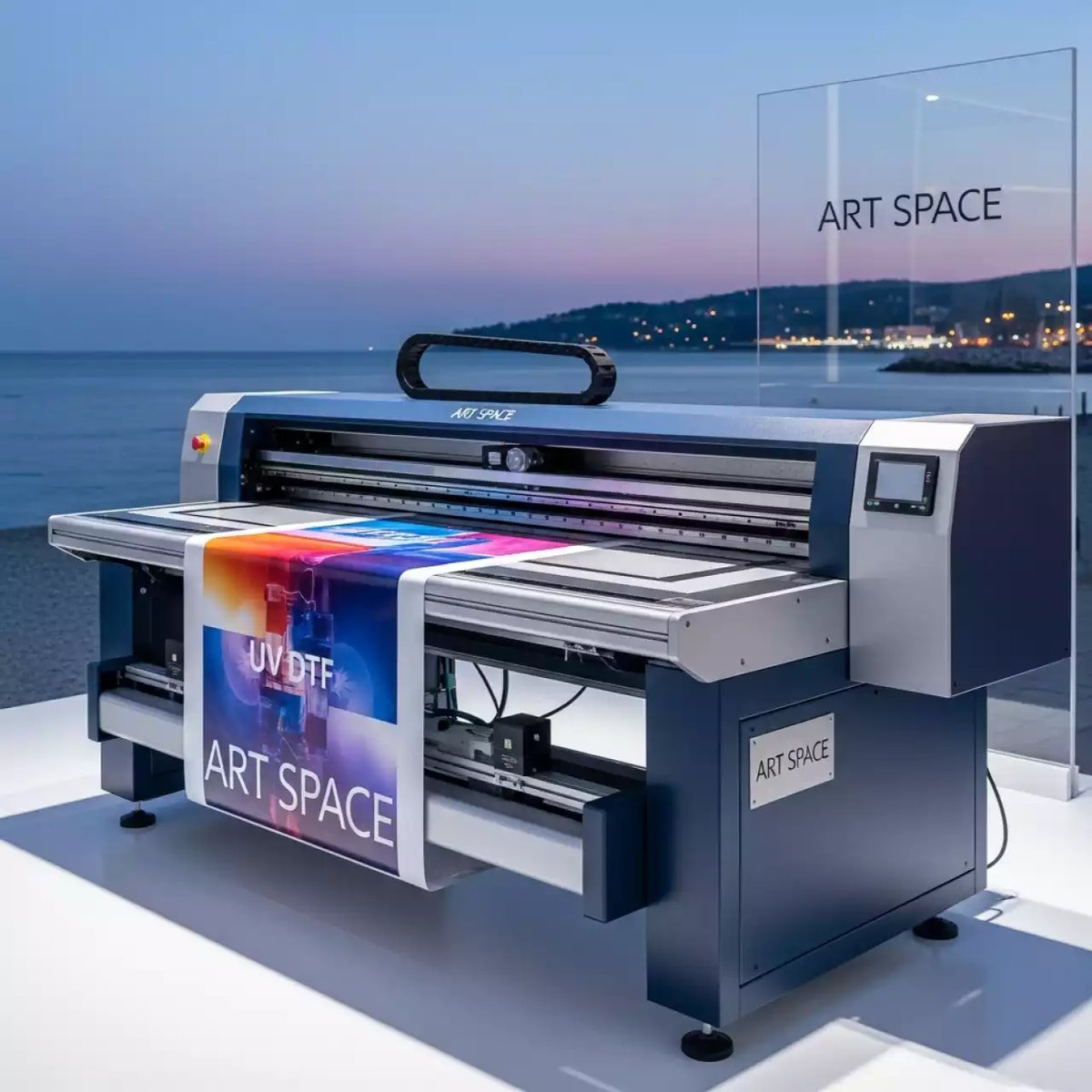 Аренда Принтер UV DTF планшетный Oric OR 6090A 900х600 мм 2xEpson i1600 U1 на пляже «Ривьера» — ART SPACE