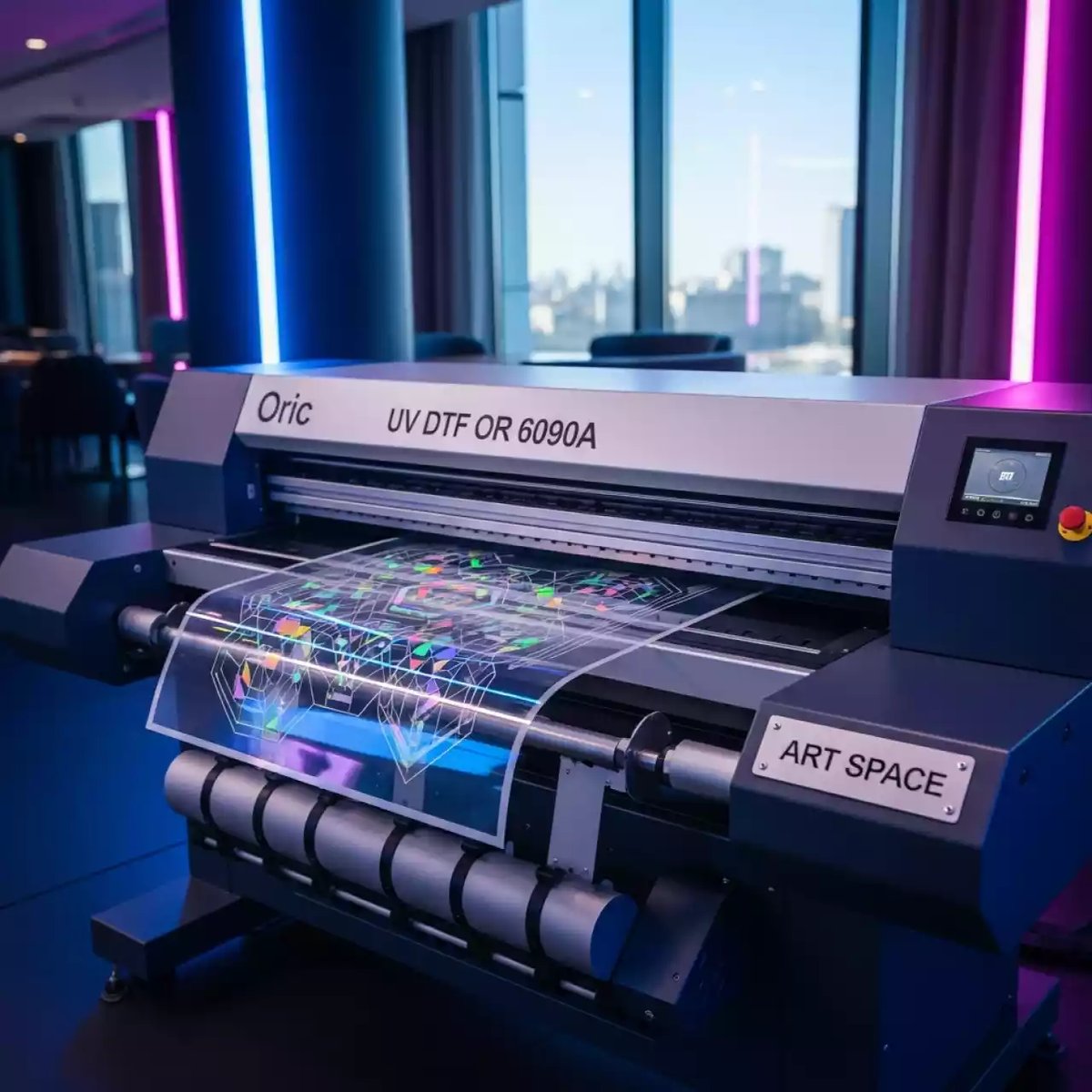 Аренда Принтер UV DTF планшетный Oric OR 6090A 900х600 мм в ресторане «Высота 5642» — ART SPACE