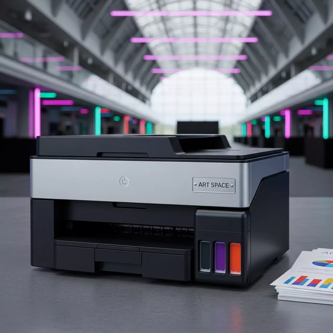 Аренда Принтеры цветные струйные в ледовом дворце «Роза Хутор» — ART SPACE