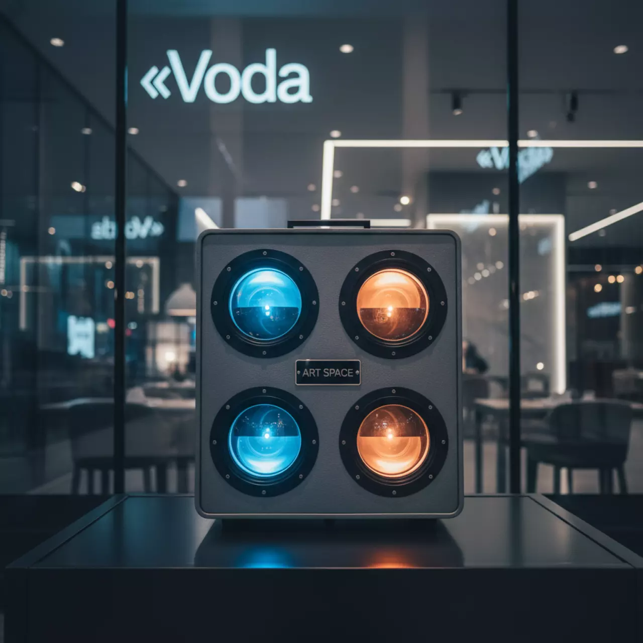 Аренда Приставка цветомузыкальная активная Искра в ресторане «Voda» — ART SPACE