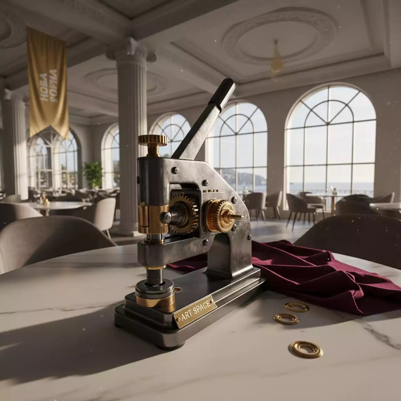 Аренда Пробойник отверстий в ресторане «Sanremo» — ART SPACE