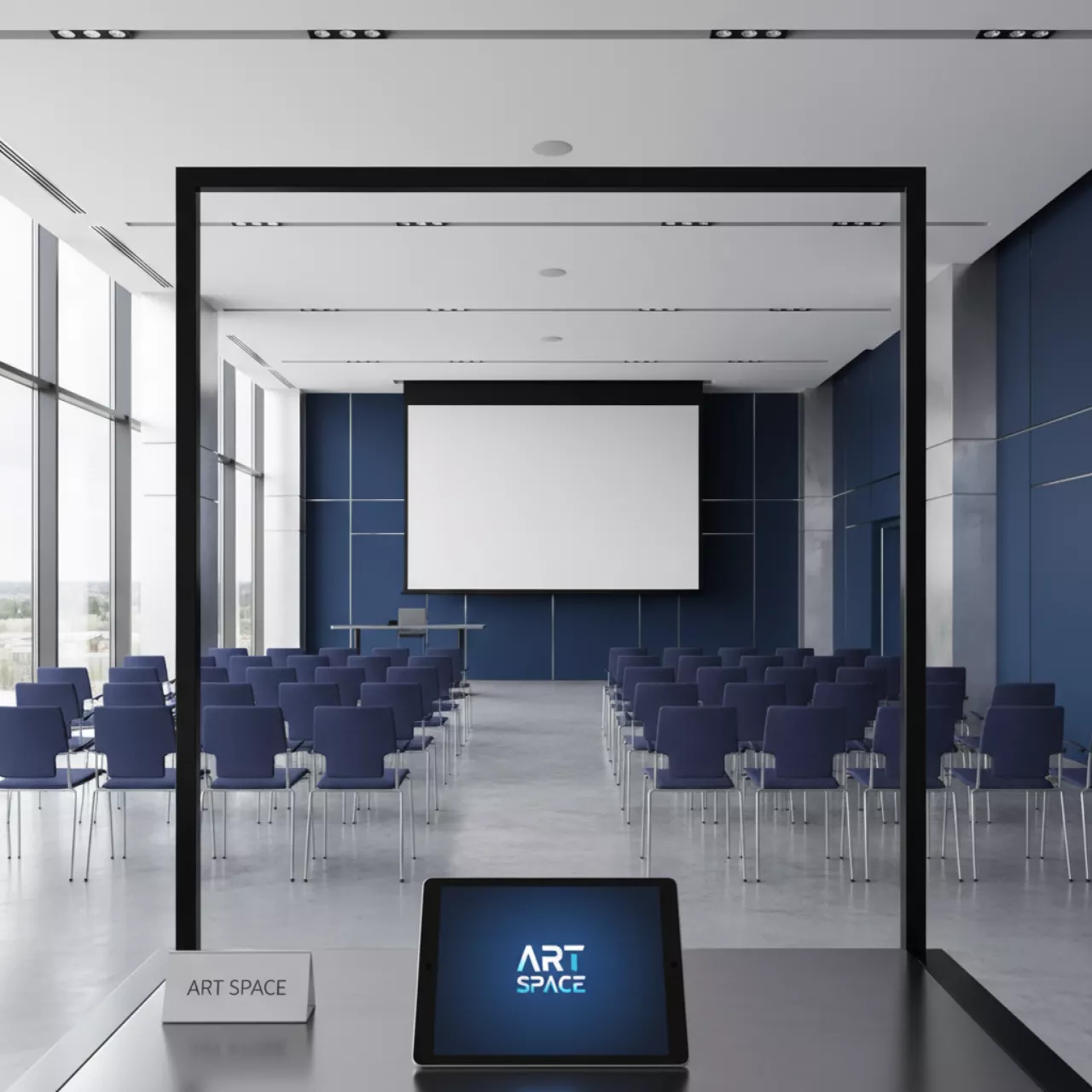 Аренда Проекционный экран 4х3 для конференции в Cosmos Sochi Hotel — ART SPACE