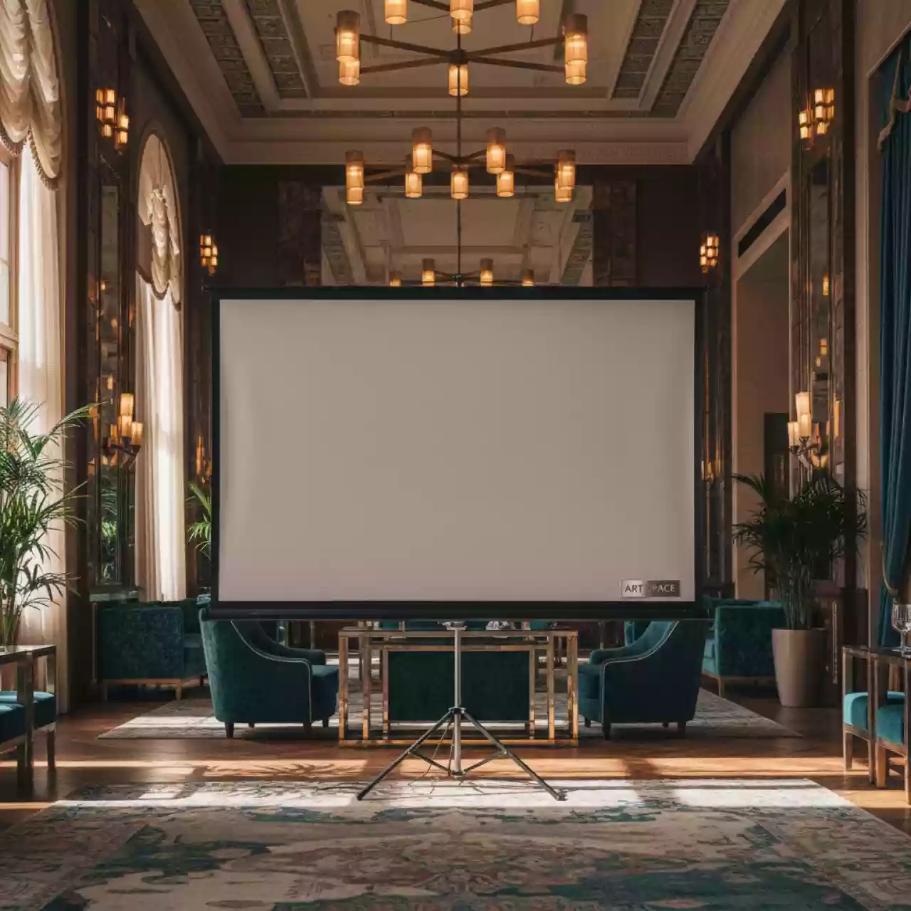 Аренда Проекционный экран Cinefold 120 дюймов в санатории «Заполярье» — ART SPACE