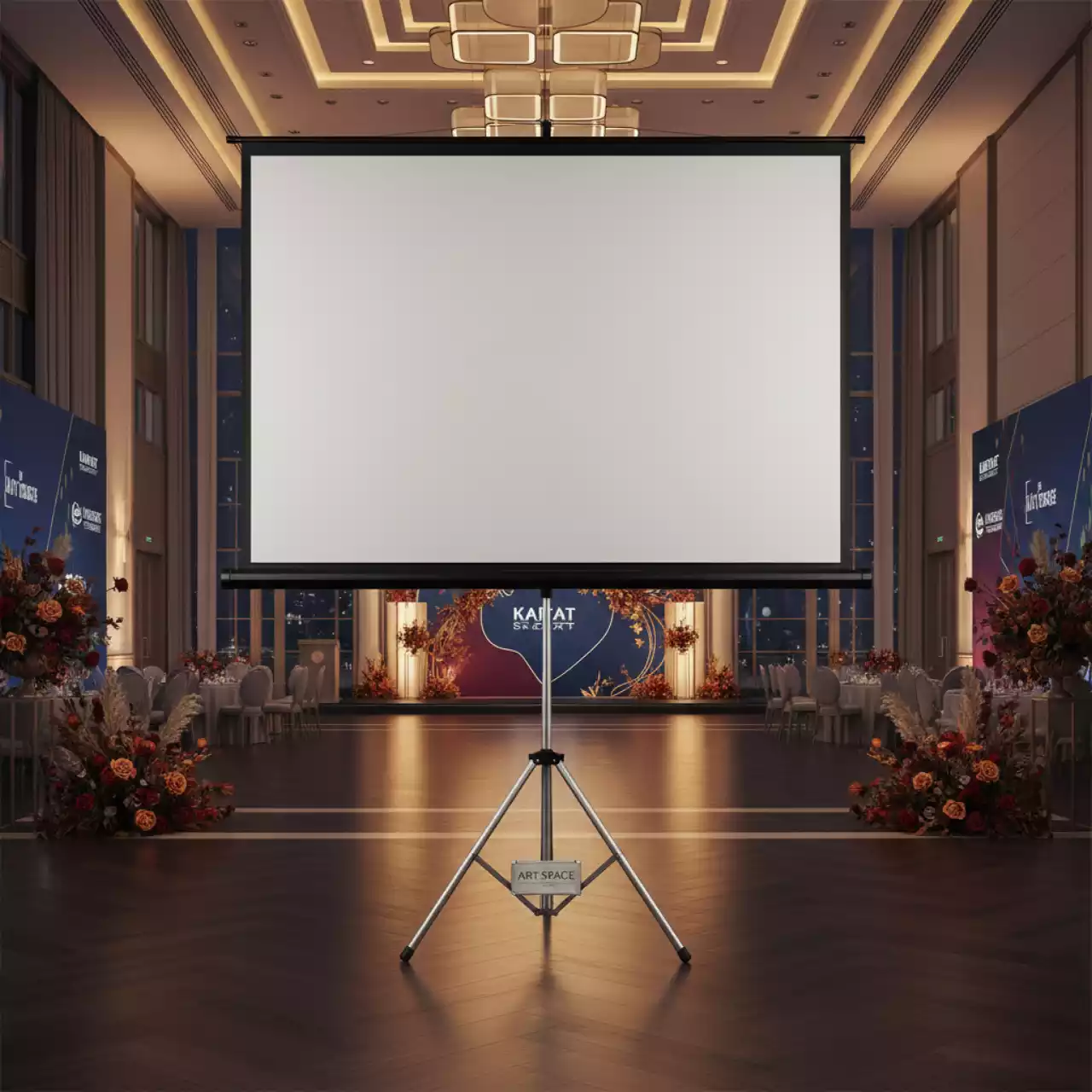 Аренда Проекционный экран Classic Gemini 203x203 в Karat Resort — ART SPACE