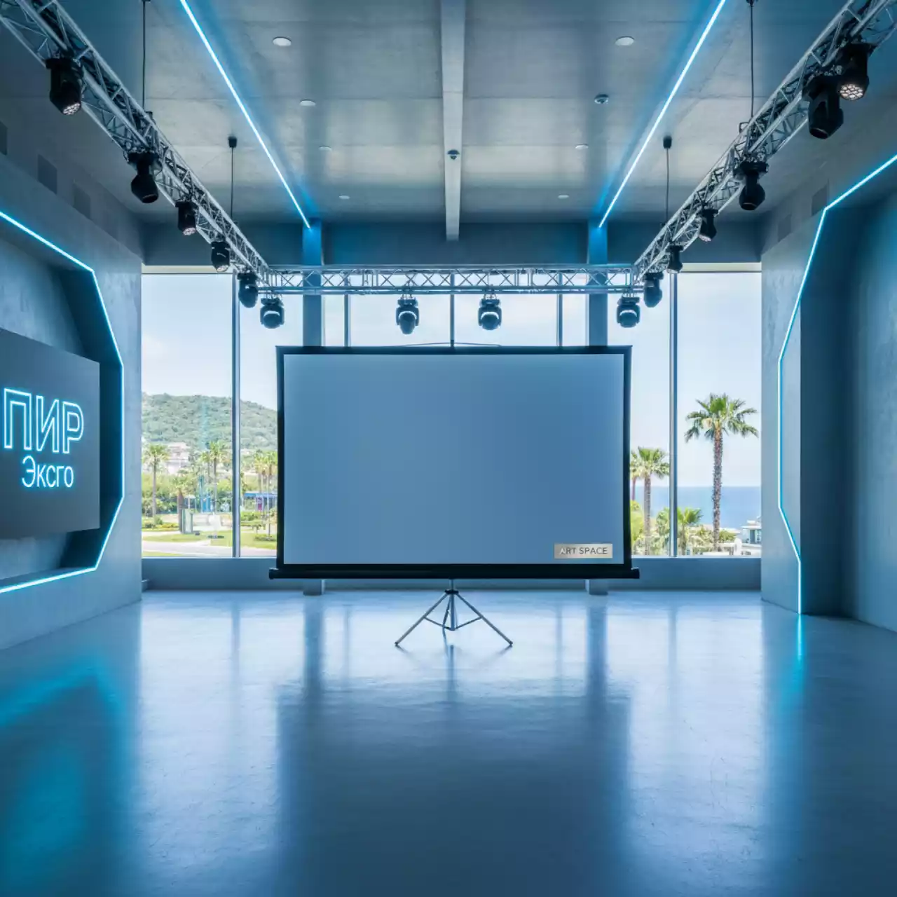 Аренда Проекционный экран Digis Optimal B DSOB 1106 в Grand Karat Sochi — ART SPACE